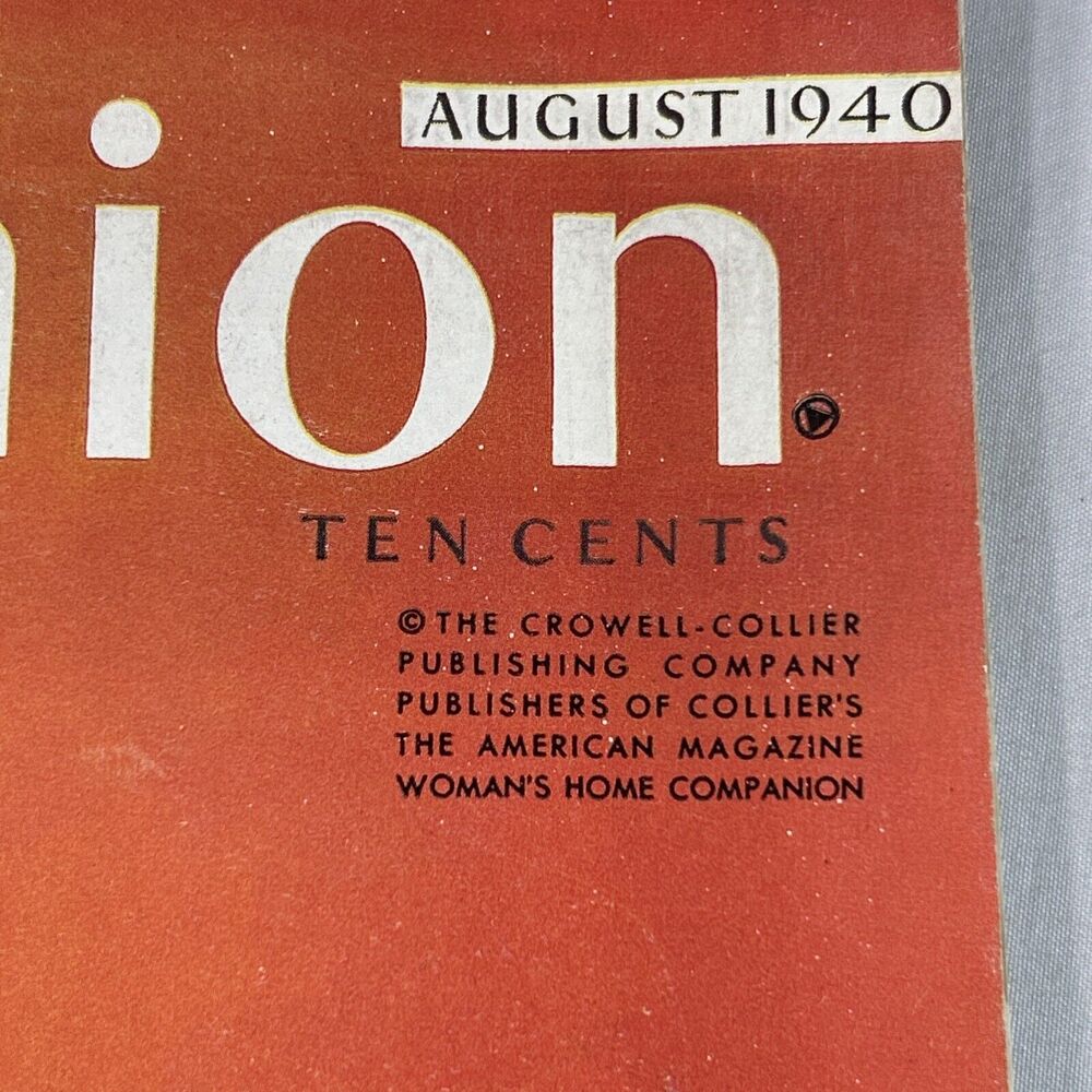 1940 August womans home companion magazine pointer puppies - Picture 3 of 15